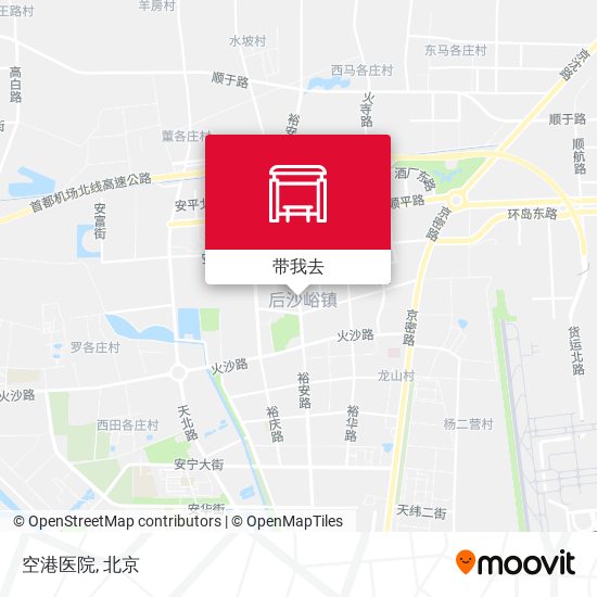 空港医院地图