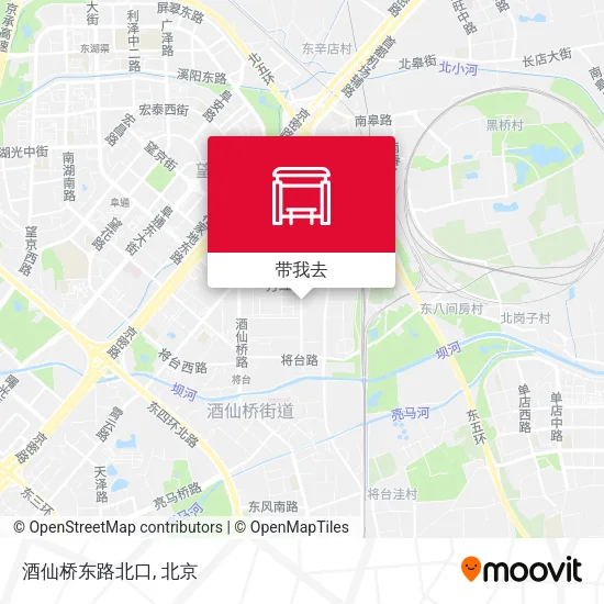 酒仙桥东路北口地图