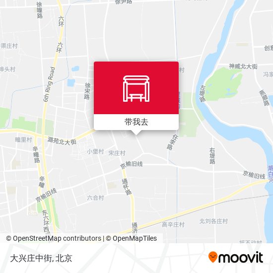 大兴庄中街地图
