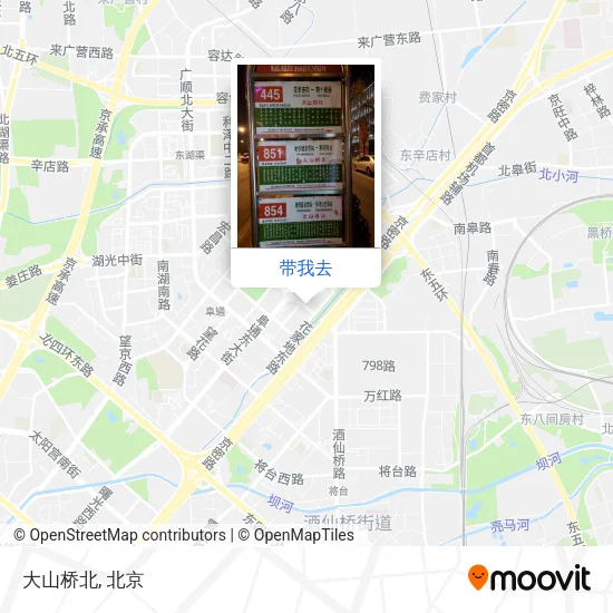 大山桥北地图