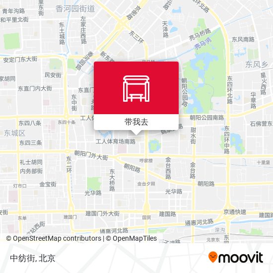 中纺街地图