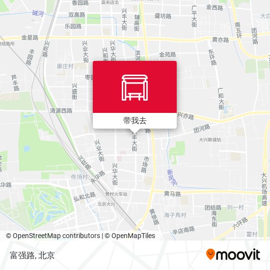 富强路地图