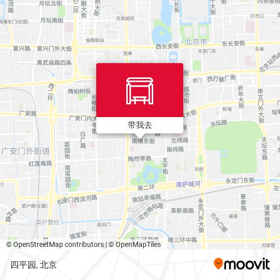 四平园地图