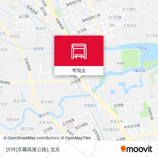 沙河(京藏高速公路)地图