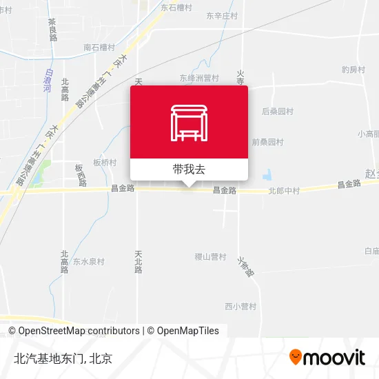 北汽基地东门地图