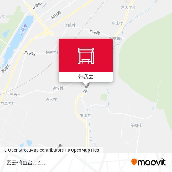 密云钓鱼台地图