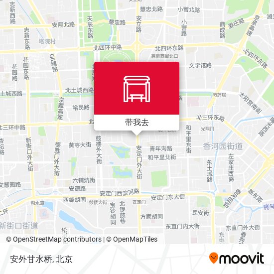 安外甘水桥地图