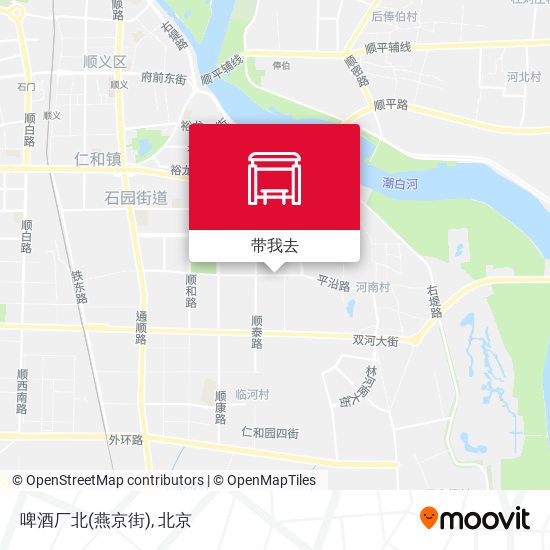 啤酒厂北(燕京街)地图