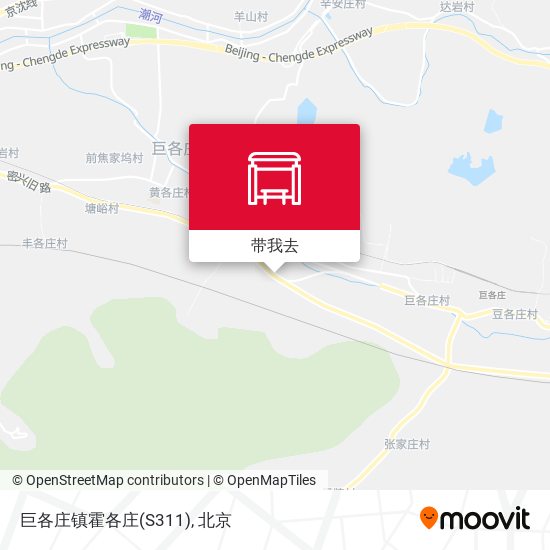 巨各庄镇霍各庄(S311)地图