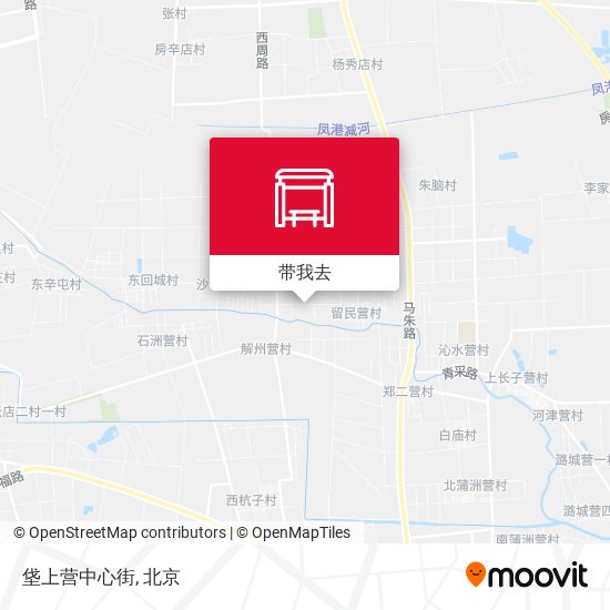 垡上营中心街地图