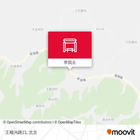 王顺沟路口地图