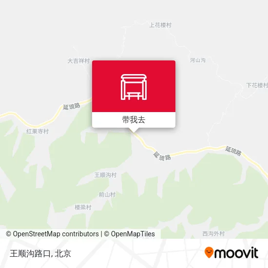 王顺沟路口地图