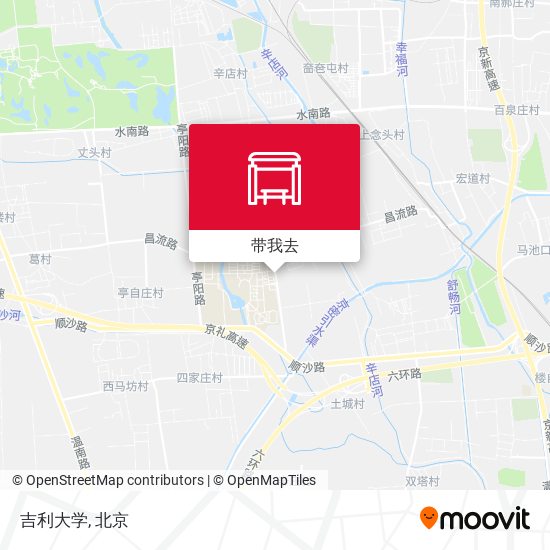 吉利大学地图