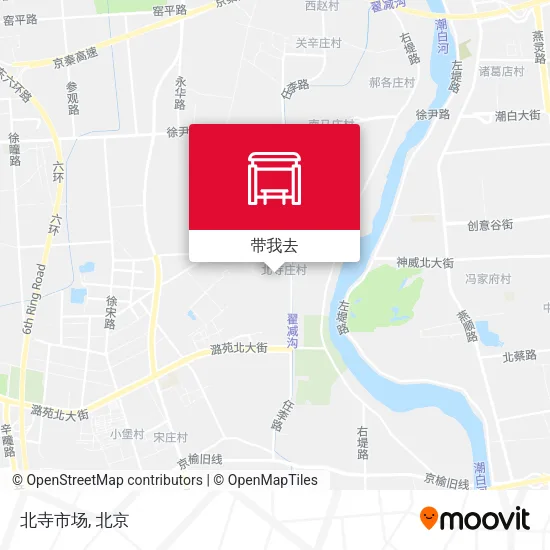 北寺市场地图