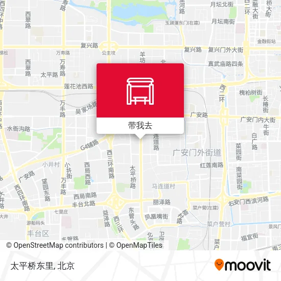 太平桥东里地图