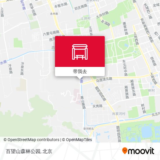 百望山森林公园地图
