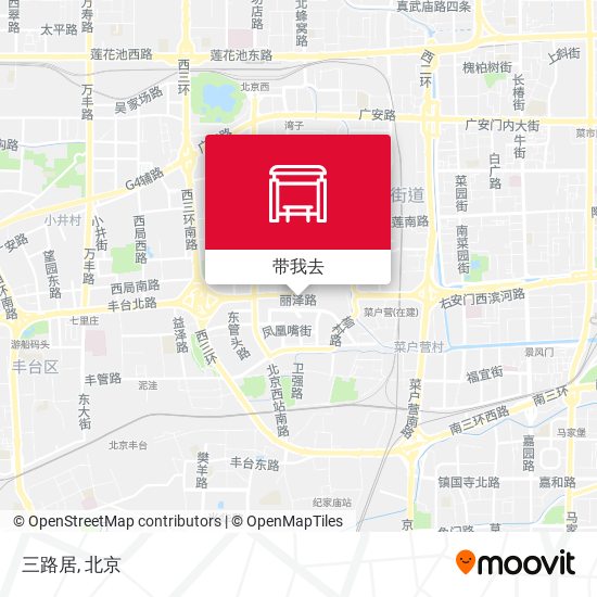 三路居地图