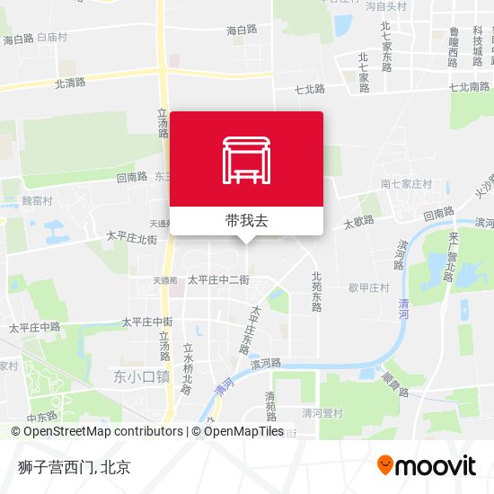 狮子营西门地图