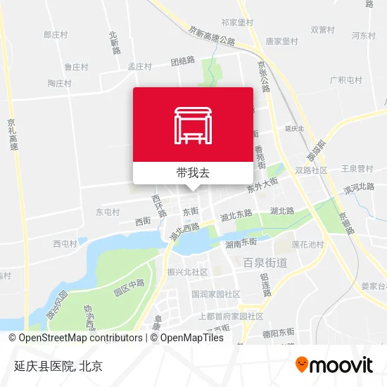 延庆县医院地图
