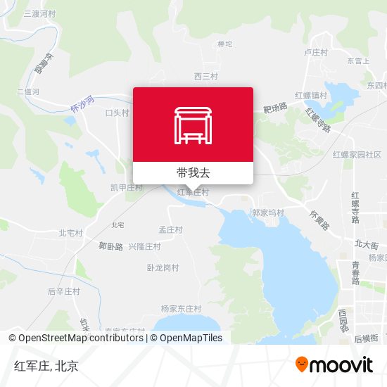 红军庄地图