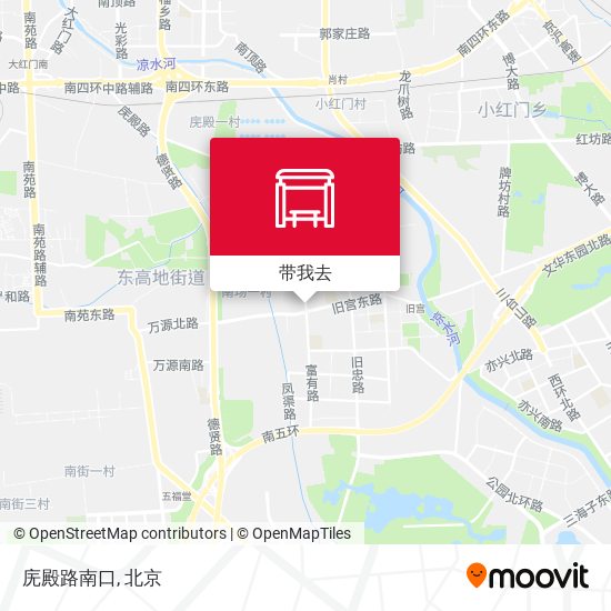 庑殿路南口地图