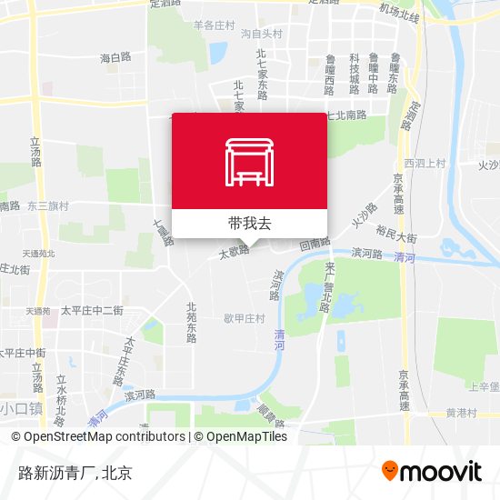 路新沥青厂地图