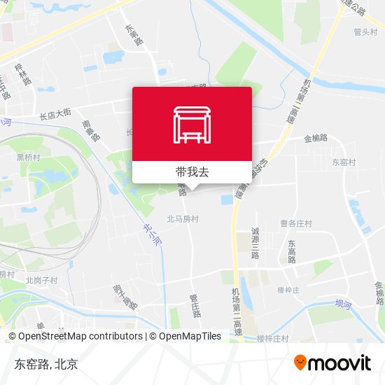 东窑路地图