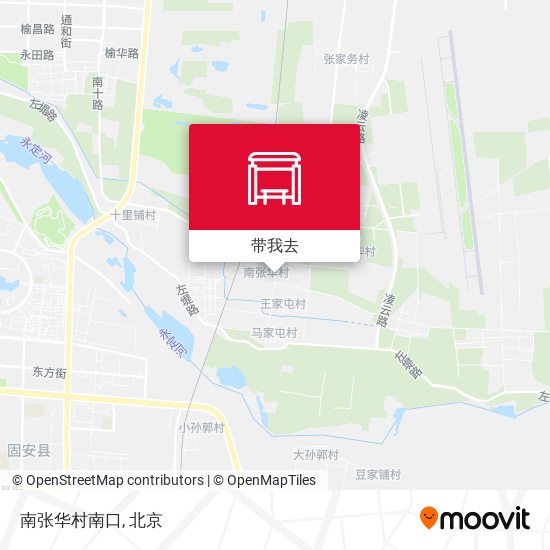 南张华村南口地图