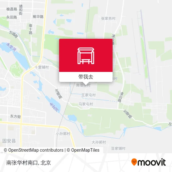 南张华村南口地图