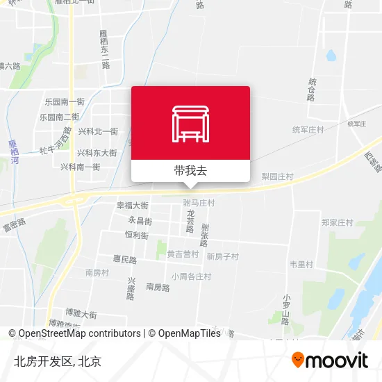 北房开发区地图
