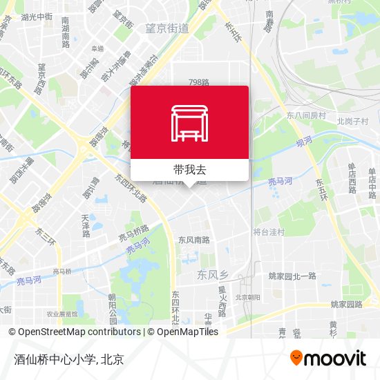 酒仙桥中心小学地图