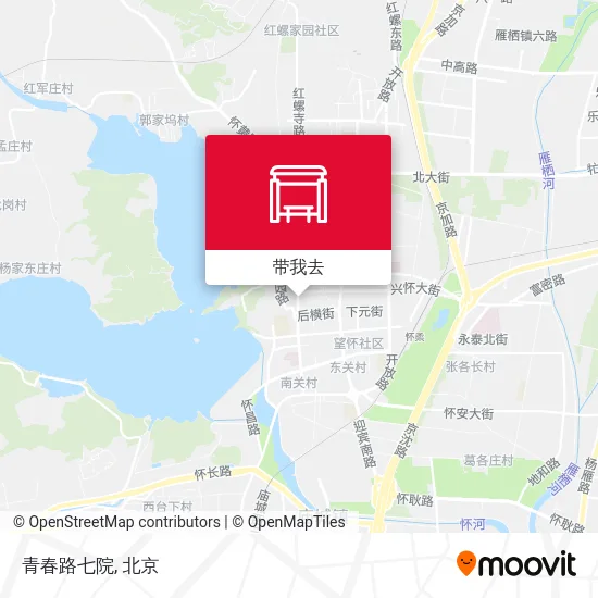 青春路七院地图