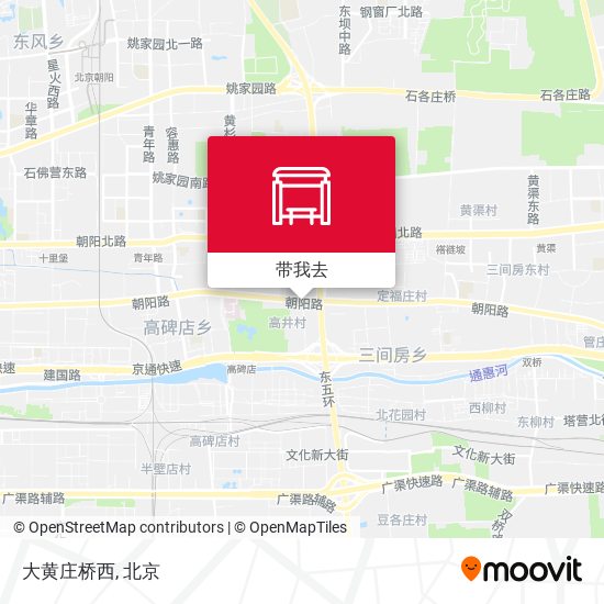 大黄庄桥西地图