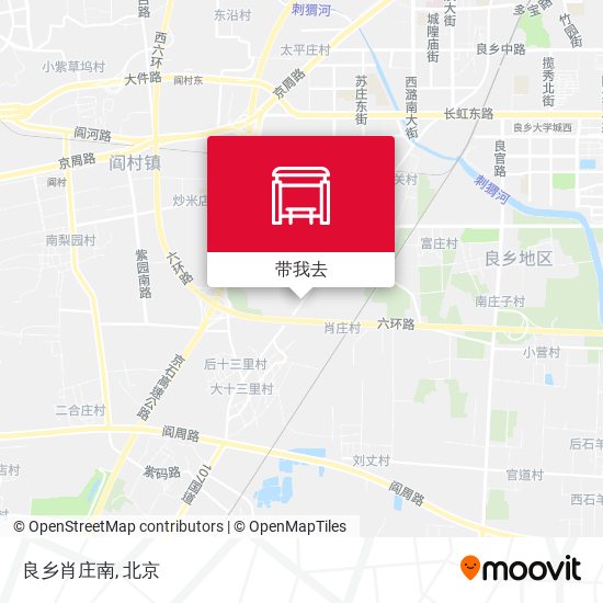 良乡肖庄南地图