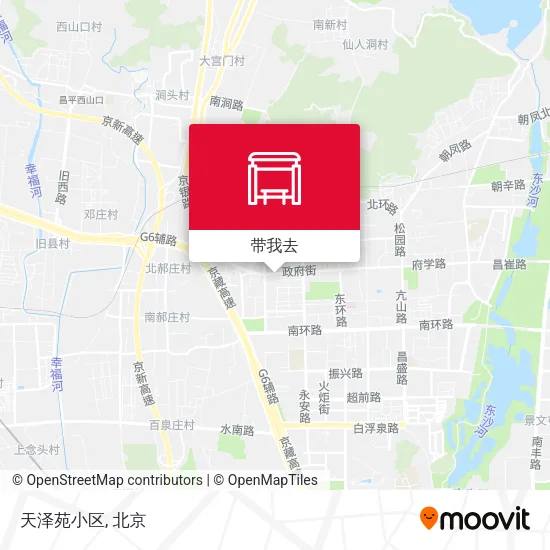 天泽苑小区地图