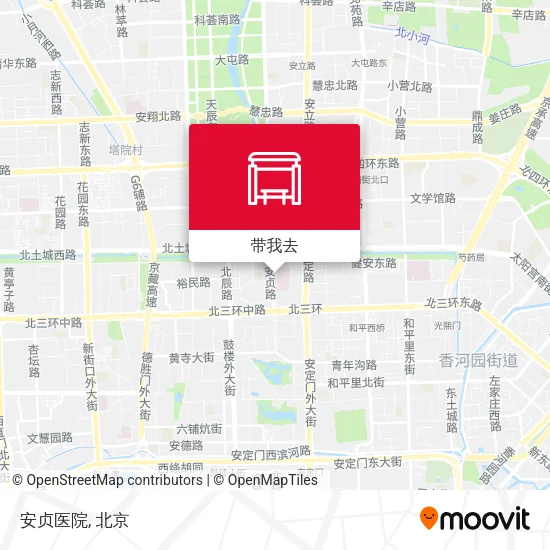 安贞医院地图