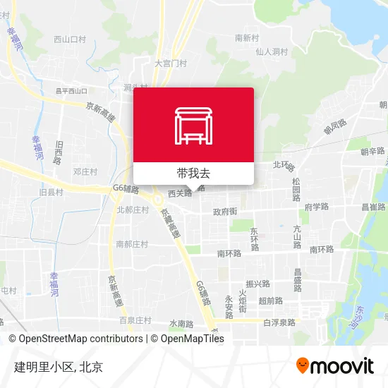 建明里小区地图