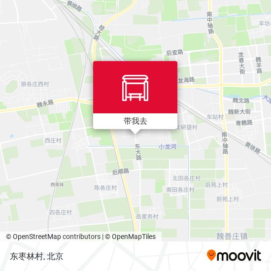 东枣林村地图