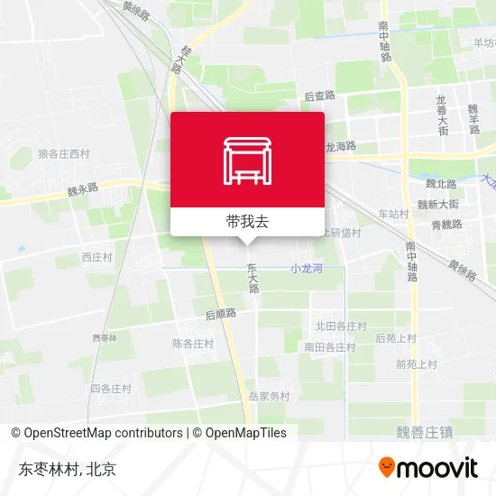 东枣林村地图