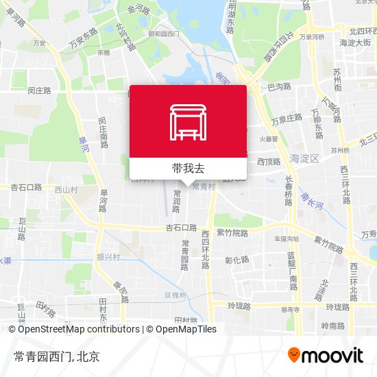 常青园西门地图