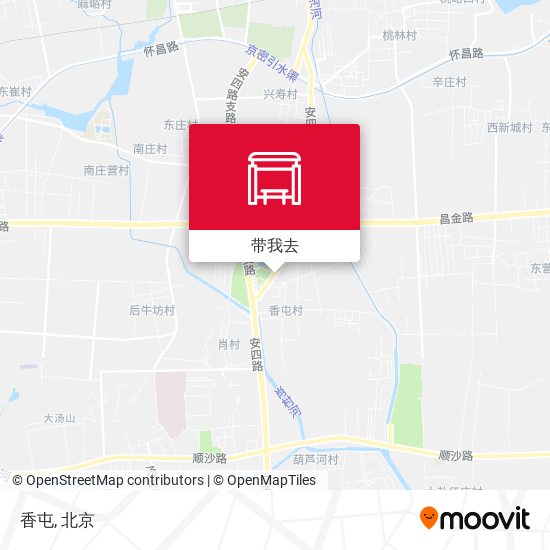 香屯地图