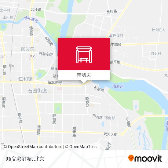 顺义彩虹桥地图