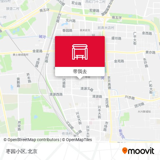枣园小区地图