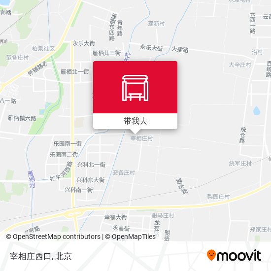 宰相庄西口地图