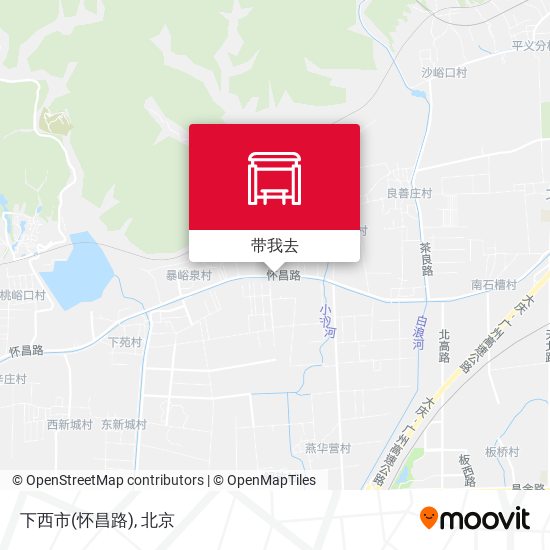 下西市(怀昌路)地图