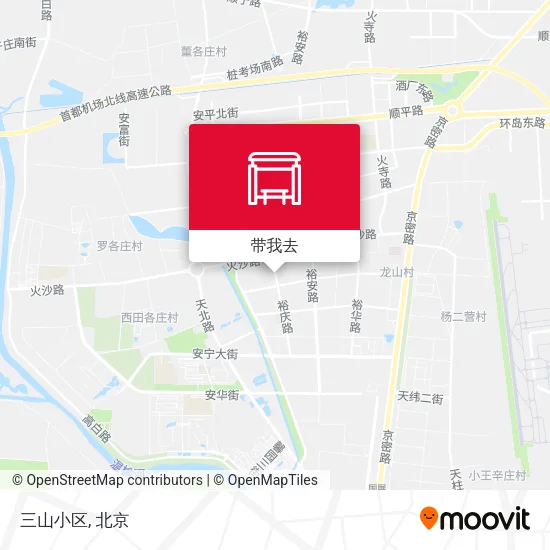 三山小区地图
