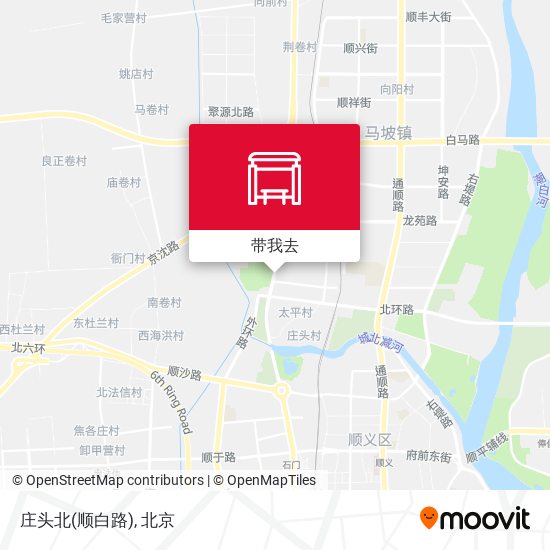 庄头北(顺白路)地图