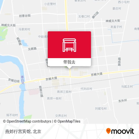燕郊行宫宾馆地图