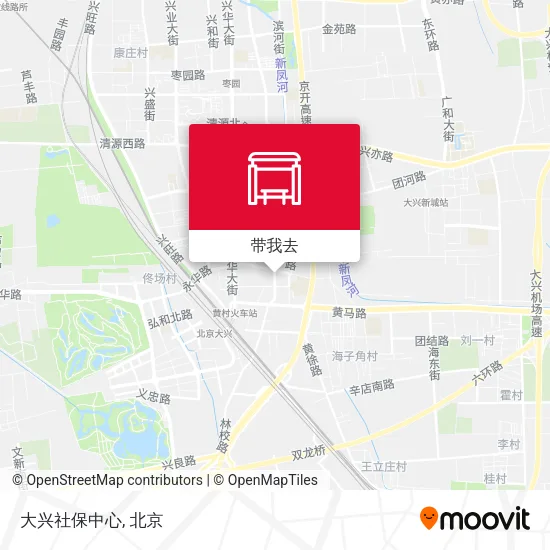 大兴社保中心地图