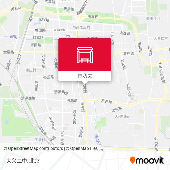 大兴二中地图